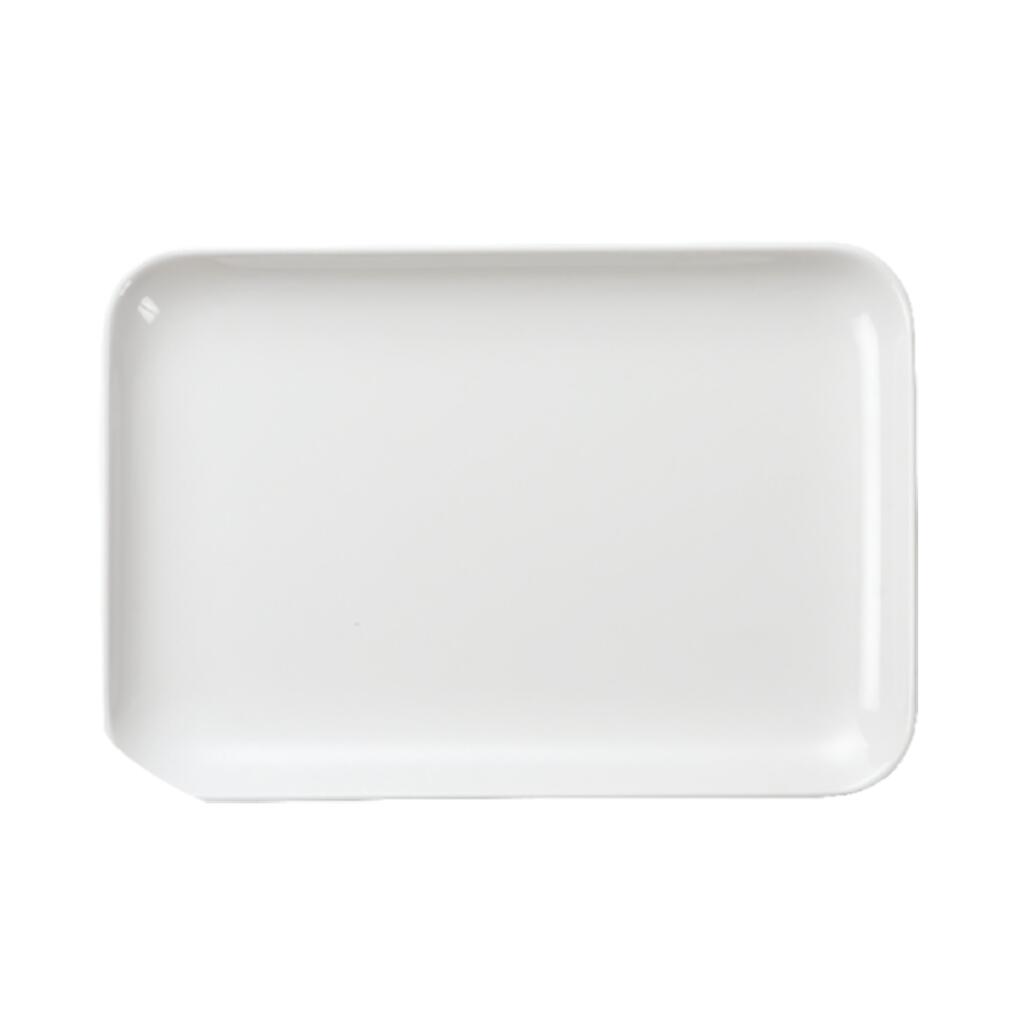 Блюдо 33,7*23,2*2,5 см прямоуг. с бортом White пластик меламин P.L. Proff Cuisine