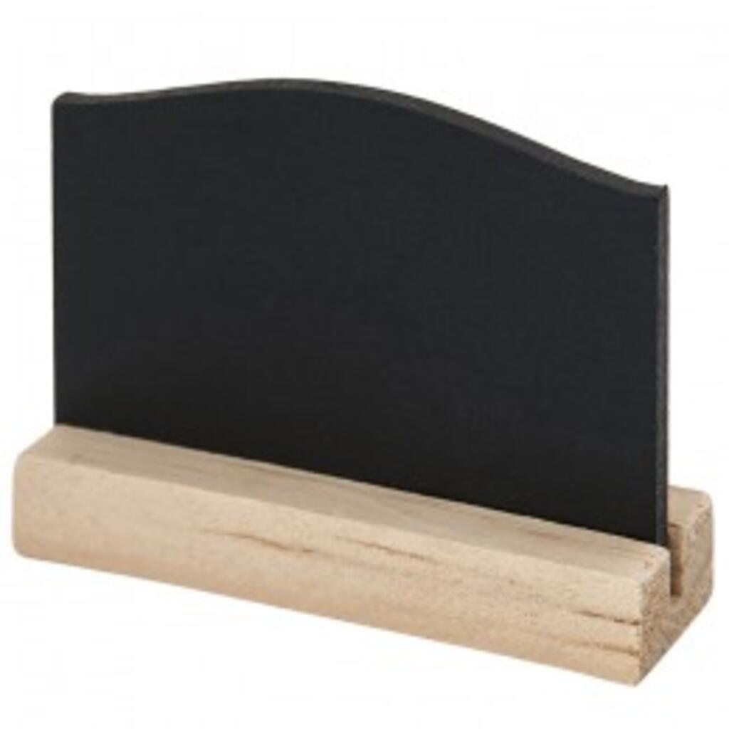 Табличка грифельная черная на подставке, 7,5*5 см, 4 шт, Garcia de Pou