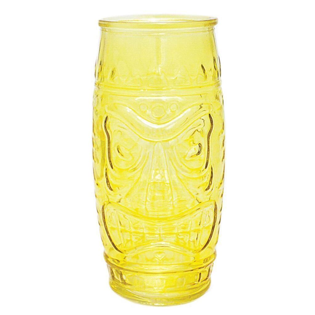 Бокал стакан для коктейля 500 мл "Тики" желтый стекло P.L. - BarWare