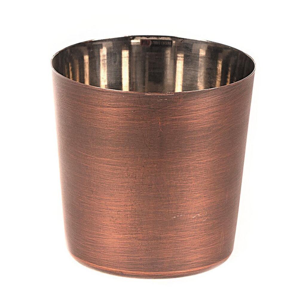 Стакан Antique Copper для подачи 400 мл, d 8,5 см, h 8,5 см, нержавейка, P.L. Proff Cuis