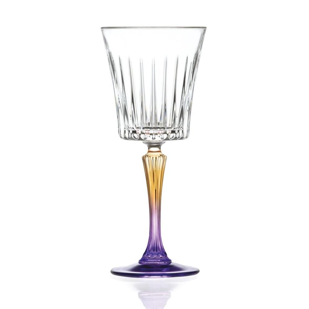 Бокал для вина 300 мл хр. стекло цветной Style Gipsy RCR Cristalleria [6]
