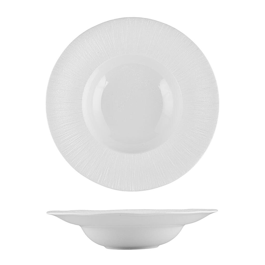 Тарелка глубокая 420 мл d 28 см h6,3 см Frost White Moon P.L. Proff Cuisine [3]