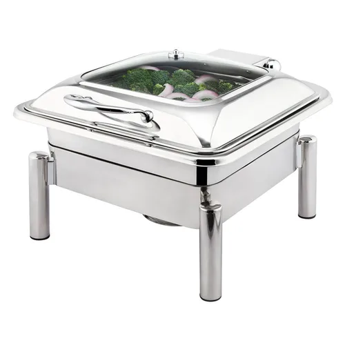 Мармит 5,5 л 2/3*65 с откидной крышкой и окном Genoa SUNNEX