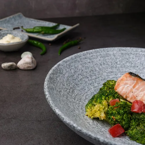 Салатник 1000 мл d 23,2 см h6 см Stone Untouched Taiga P.L. Proff Cuisine [1]