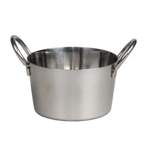 Кастрюля для подачи 13,7/11,7 см h8,1 см 1050 мл круглая нерж. P.L. Proff Cuisine