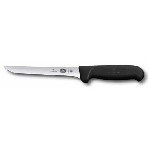Нож обвалочный 15 см черная фиброкс ручка Victorinox Fibrox 