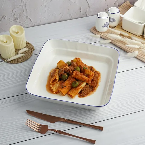Салатник 1800 мл 25*25 см h6 см квадратный Sea Flower P.L. Proff Cuisine [6]