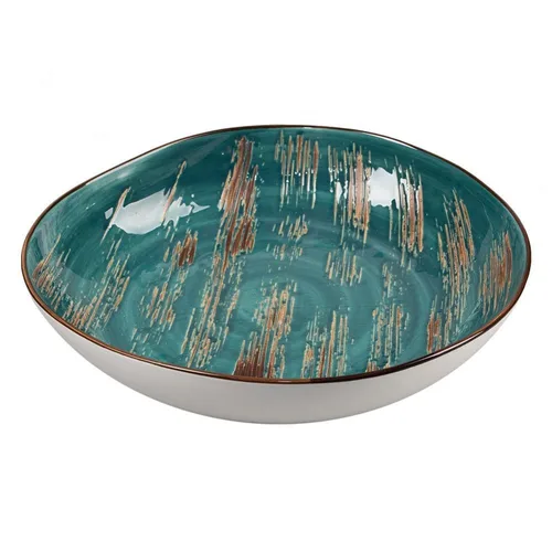 Салатник 1000 мл 26,5*25 см h4,5 см Texture Dark Green P.L. Proff Cuisine [1]