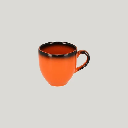 Чашка 90 мл кофейная LEA Orange фарфор RAK