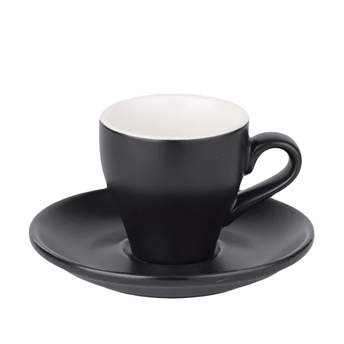 Кофейная пара 100 мл черная матовая d 6,4 см h6,2 см Barista (Бариста) P.L. Proff Cuisine [6]