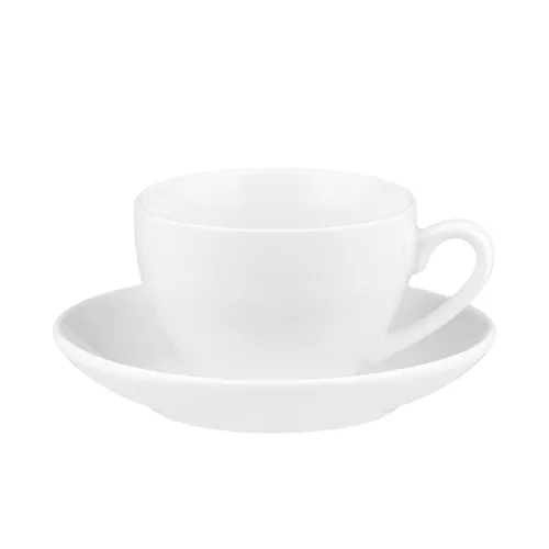 Чайная пара 200 мл белая d 8,6 см h6,2 см фарфор P.L. Proff Cuisine [4]