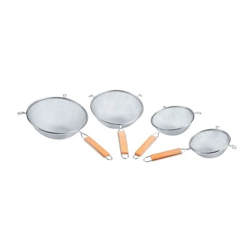 Сито 16 см h5,6 см нерж. с деревянной ручкой l 31,5 см P.L. Proff Cuisine