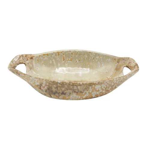 Блюдо овальное 24*12,5 см h5,5 см 210 мл Pearl Sea Stone с ручками Frutti di Mare P.L. [4]