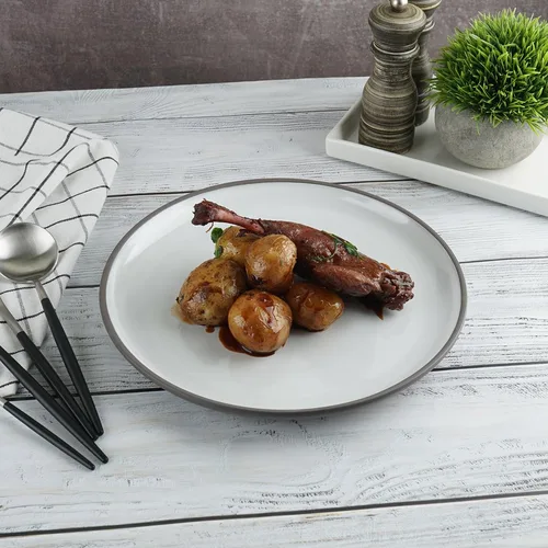 Тарелка d 27 см Evolution Blanc P.L. Proff Cuisine [1]