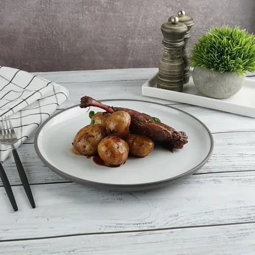 Тарелка d 27 см Evolution Blanc P.L. Proff Cuisine [1]