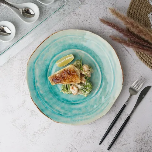 Тарелка d 26,5 см h3 см Sea Blue Frutti di Mare P.L. [1]