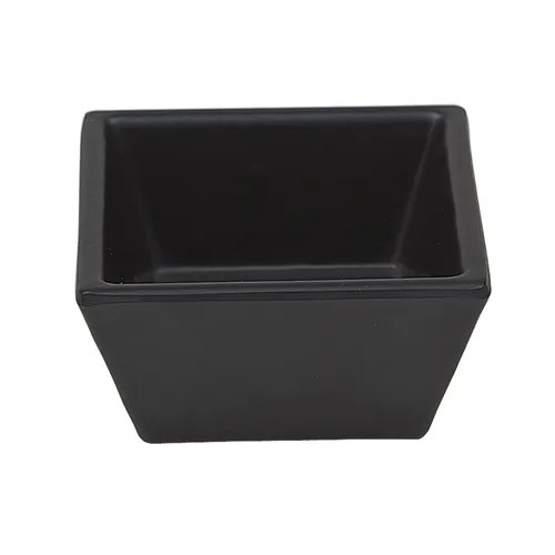 Соусник  30 мл 5,5*5,5 см h3 см квадрат. Black Finish пластик меламин P.L. Proff Cuisine