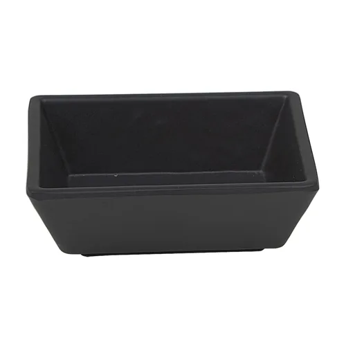 Соусник  50 мл 8,3*6,3 см h3 см прямоуг. Black Finish пластик меламин P.L. Proff Cuisine