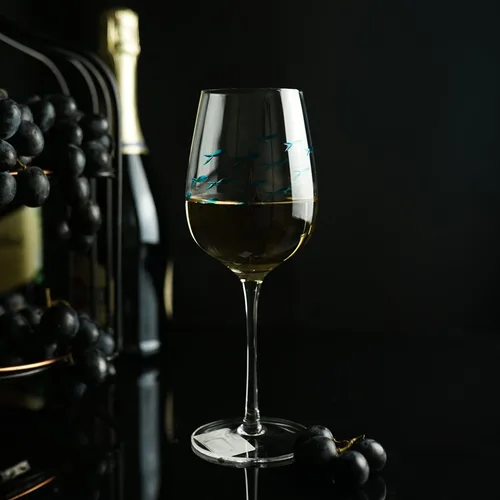 Бокал для вина 430 мл "Abyss" декор d 8,3/6,6 см h22 см P.L. - BarWare [6]