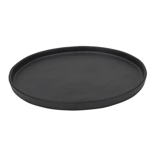 Тарелка с бортом 20,8*2,2 см Black Finish пластик меламин P.L. Proff Cuisine