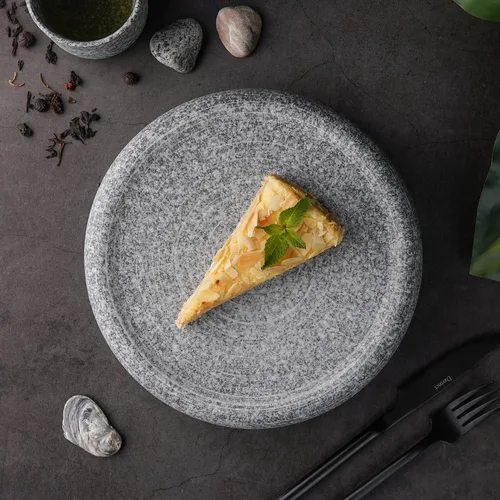 Блюдо круглое d 23,2 см h6,7 см Stone Untouched Taiga P.L. Proff Cuisine [1]