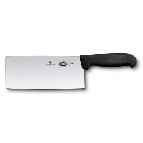 Топорик Fibrox нож слайсер для разделки 18 см, пластиковая ручка Victorinox