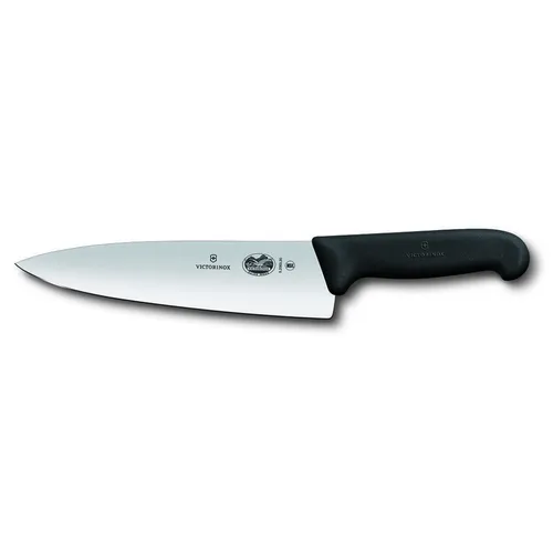 Нож поварской 20 см фиброкс ручка черная Victorinox Fibrox 