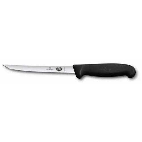 Нож обвалочный 15 см черная фиброкс ручка Victorinox Fibrox 
