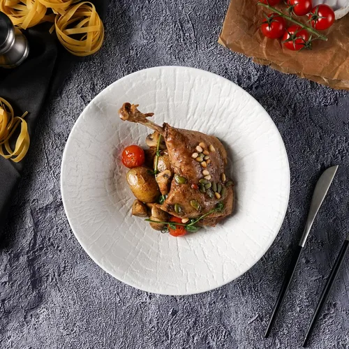 Салатник 1300 мл d 25 см h6,8 cм White Raw Wood P.L. Proff Cuisine [3]