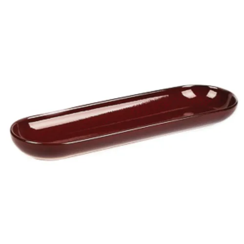 Блюдо овальное 32,5*10 см h3 см Evolution Dark Red P.L. Proff Cuisine [1]