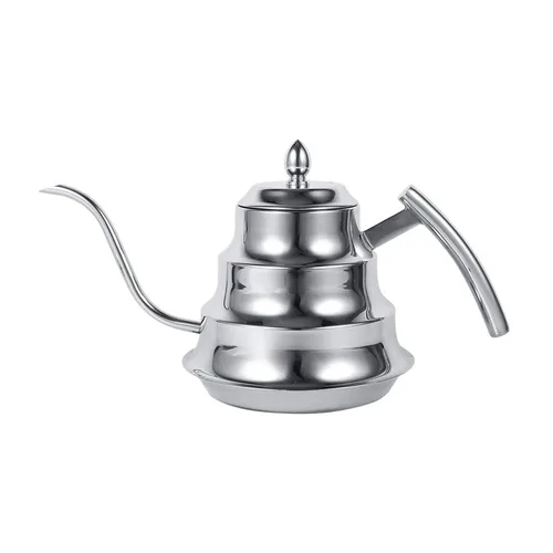 Кофейник чайник 1100 мл Бариста d 15/11,8 см h15,5 см нерж. цвет хром P.L.- Barbossa