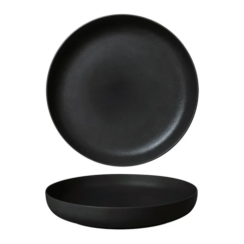 Тарелка с бортом d 23 см h3,5 см 600 мл Black Sand Noble [4]