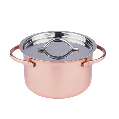 Кастрюля для подачи 11 см h6,5 см 425 мл с крышкой Copper нерж. P.L. Proff Cuisine