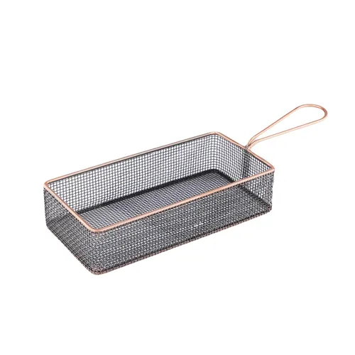 Корзинка для подачи 28,5*15,5 см h5,2 см Antique Copper прямоуг. нерж. P.L. Proff Cuisine