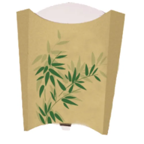 Контейнер картонный Feel Green вертикальный для картофеля фри, 165 гр, 13,5*8,5*16 см, 2