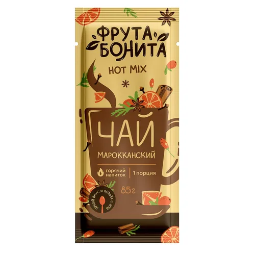 Основа для горячих напитков Чай Марроканский 85гр сашет Хот Микс Фрута Бонита [20]