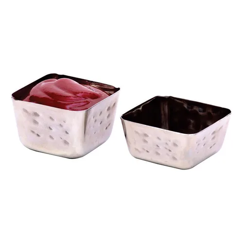 Соусник  50 мл 5,1*5,1 см h2,5 см Antique квадратный нерж. P.L. Proff Cuisine