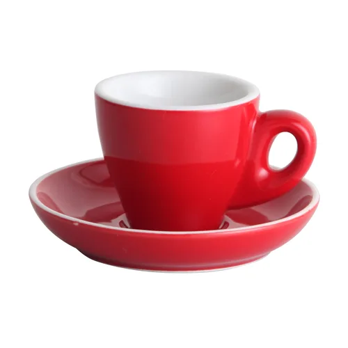 Кофейная пара  80 мл красная d 6,7 см h5,7 см Barista (Бариста) P.L. Proff Cuisine [6]