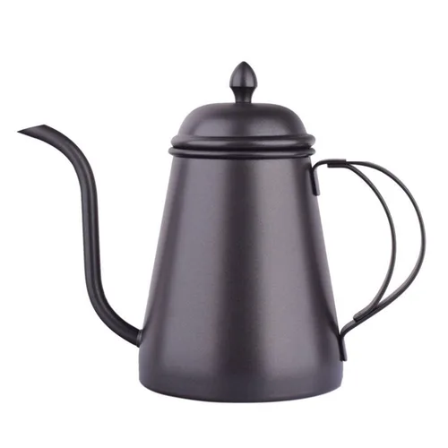 Кофейник чайник 1000 мл Бариста d 12,3/8,1 см h18 см нерж. сталь черный P.L. Proff Cuisine