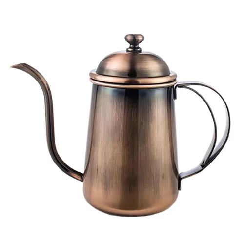Кофейник чайник  600 мл Бариста d 9,6/8,5 см h17 см Antique нерж. антик P.L. Proff Cuisine