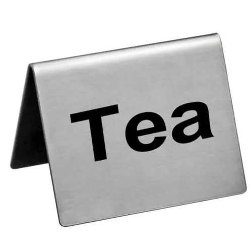 Табличка "Tea" 5*4 см, сталь, P.L. Proff Cuisine