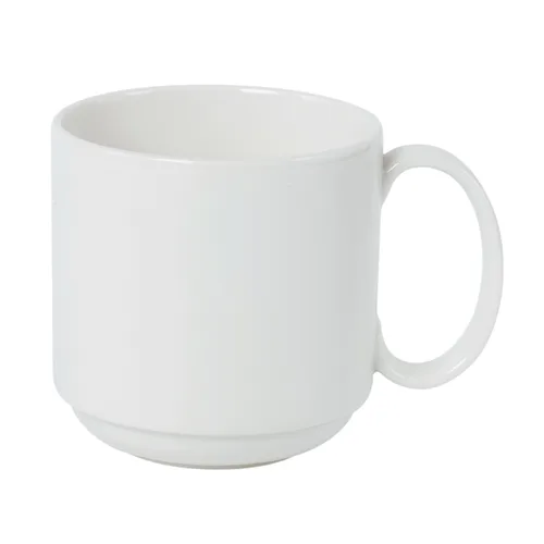 Кружка 300 мл белая d 8,3 см h8,5 см Simply Fine Plus Stackable Noble [6]