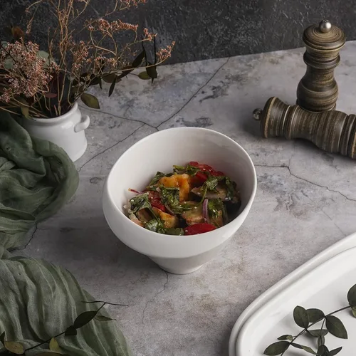Салатник  560 мл d 15,2 см h10,3 см Oyster белый фарфор P.L. Proff Cuisine [6]
