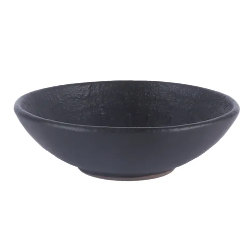 Соусник  40 мл d 7,8 см h2,4 см круглый фарфор Black Raw Wood P.L. Proff Cuisine [12]