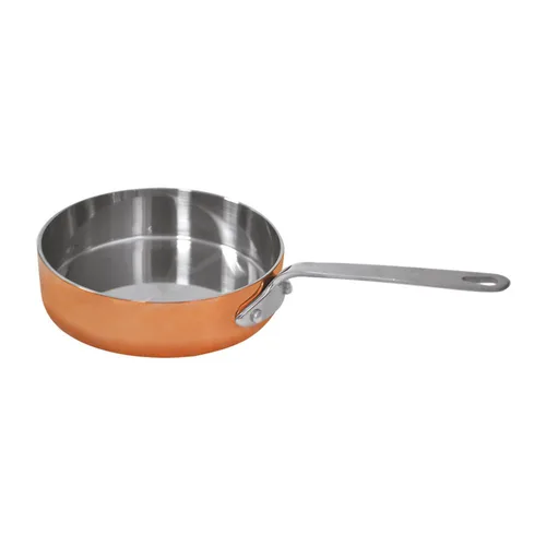 Сковорода для подачи 12 см h3 см круглая Copper нерж. цвет медь P.L. Proff Cuisine