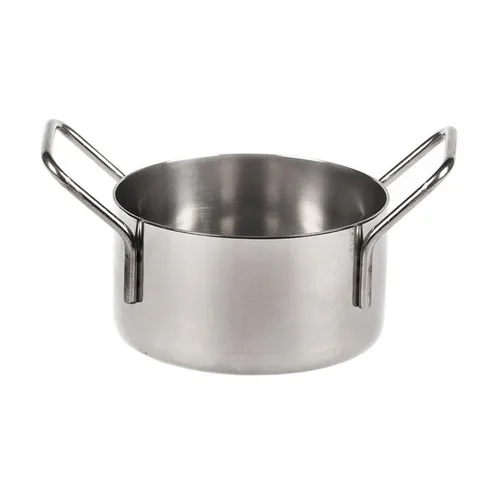 Кастрюля для подачи 11 см h6,2 см 550 мл круглая нерж. P.L. Proff Cuisine