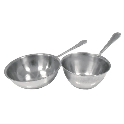 Соусник кокотница 140 мл d9 см h2,5 см круглый с ручкой нерж. "Соня" P.L. Proff Cuisine