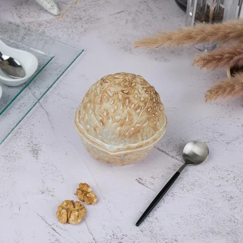 Салатник 160 мл 9,8*9,3 см h11/5,2 см с крышкой Walnut Pearl Frutti di Mare P.L. [1]
