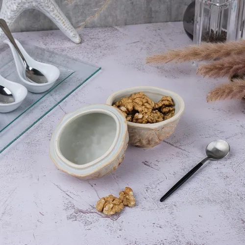 Салатник 160 мл 9,8*9,3 см h11/5,2 см с крышкой Walnut Pearl Frutti di Mare P.L. [1]