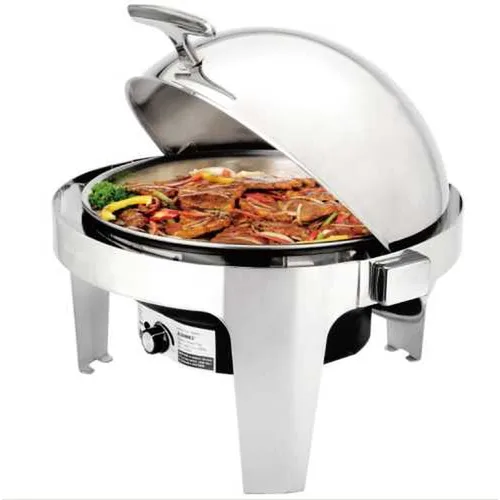 Мармит электрический 6,8 л круглый d 40 см с откидной Roll-top крышкой нерж. 88 Series SUNNEX